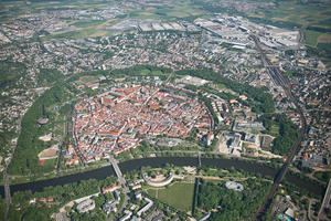 Bild vergrößern: Luftaufnahme von Ingolstadt