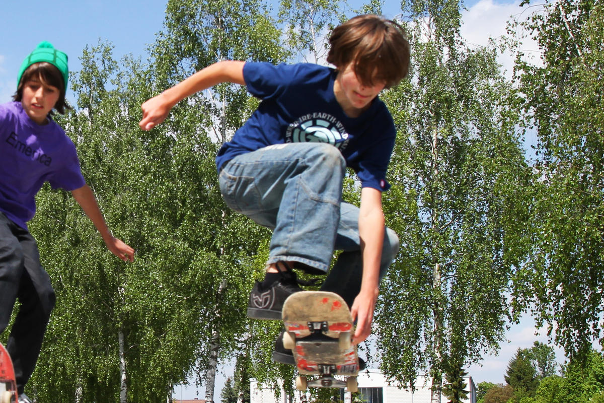 Sport und Freizeit - Skateboarder