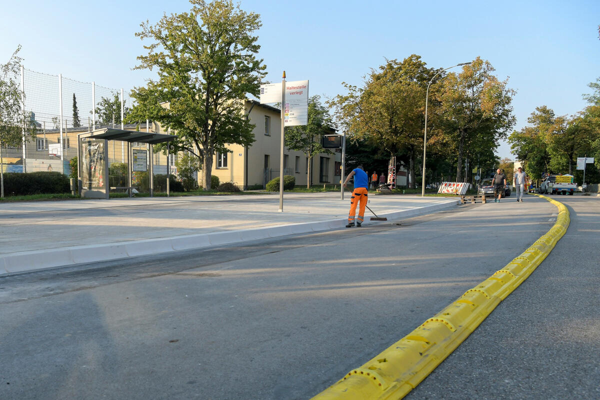 Baustelle Auf der Schanz