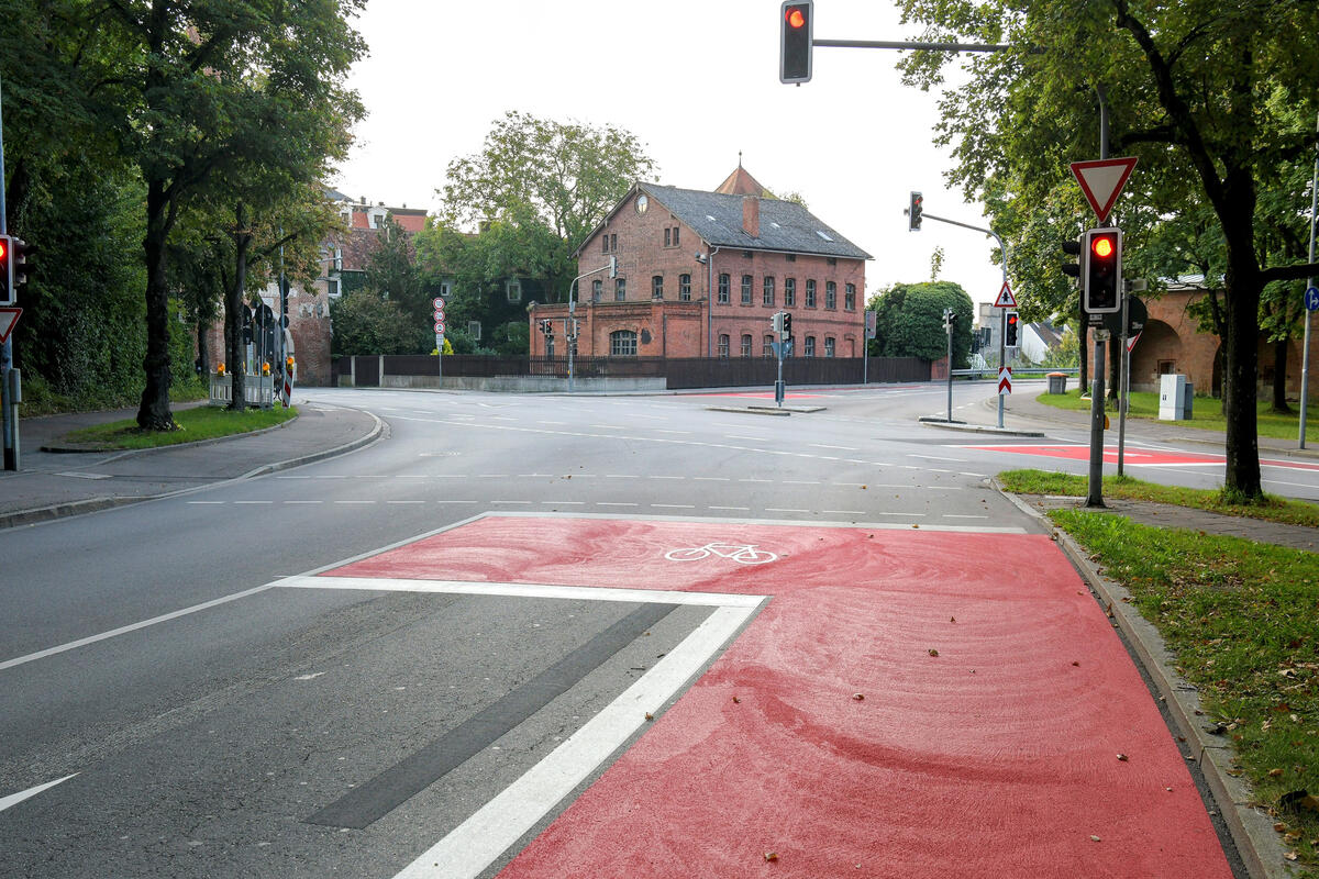 Fahrrad Kreuzung Kreuztor