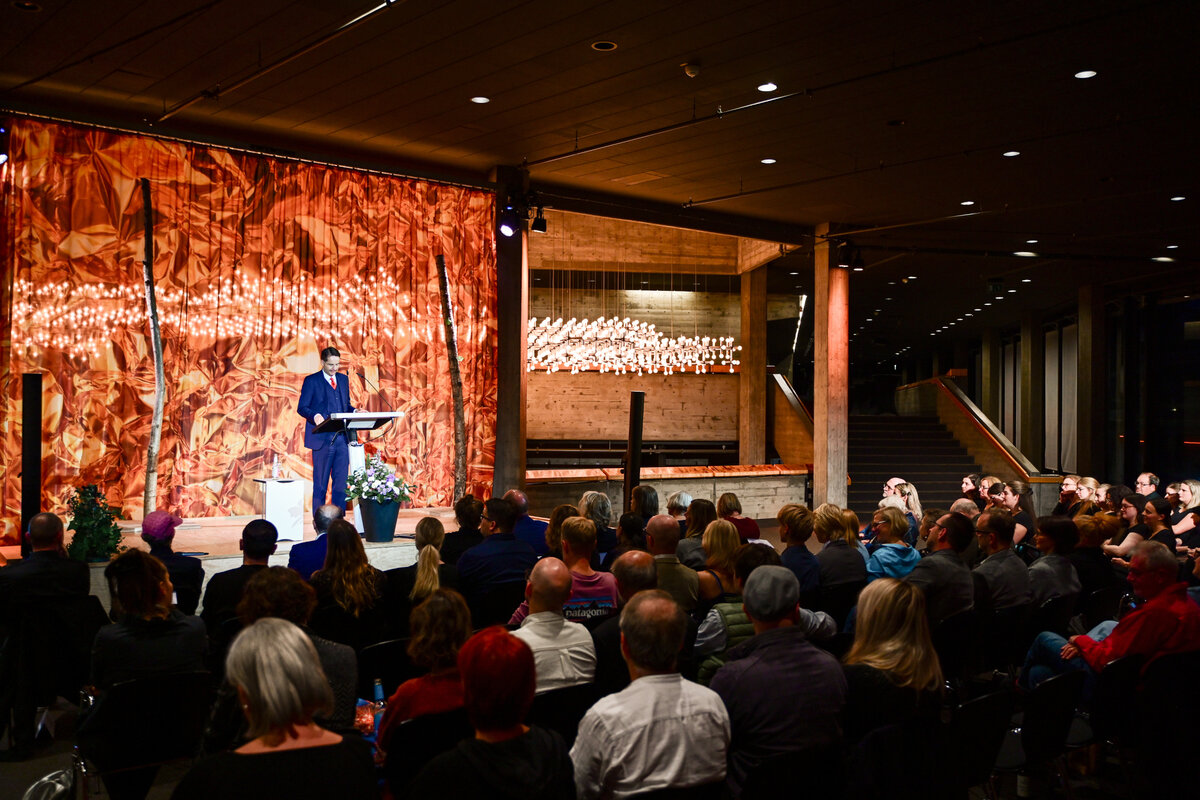 Verleihung der Kunstförderpreise im Foyer des Stadttheaters