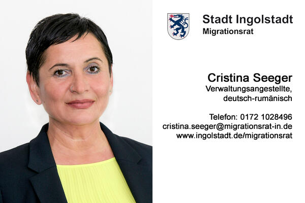 Bild vergrößern: Was ich an Ingolstadt liebe? Ganz einfach: Wir sind bunt und ich liebe, dass wir alle in Vielfalt und friedlich leben dürfen. Ich möchte mich engagieren für noch mehr Integrationspolitik und Networking für unsere Mitbürger mit Migrationshintergrund, für Akzeptanz und Anerkennung unserer Arbeit und vieles mehr. Es gibt viel zu tun! Ich freue mich darauf!
