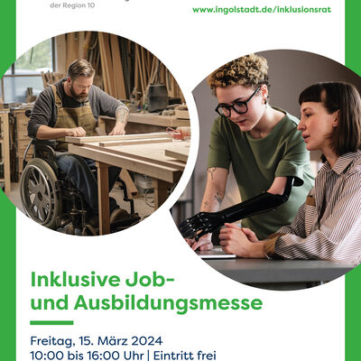 Bild vergrößern: Inklusive Jobmesse - Plakat (1)