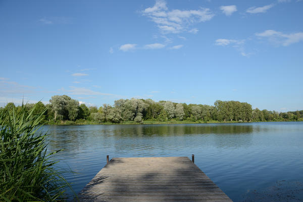 Bild vergrößern: Steg am Baggersee