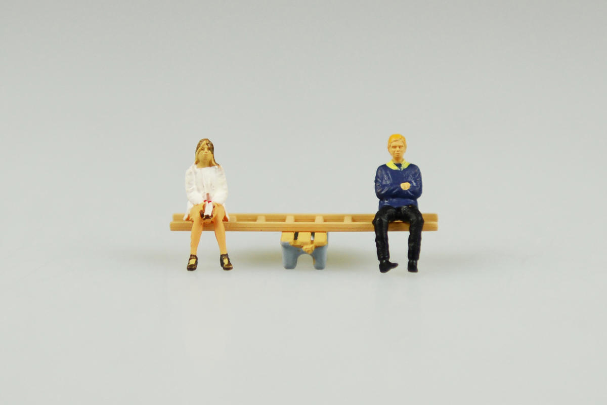 Gleichgewicht Mann und Frau